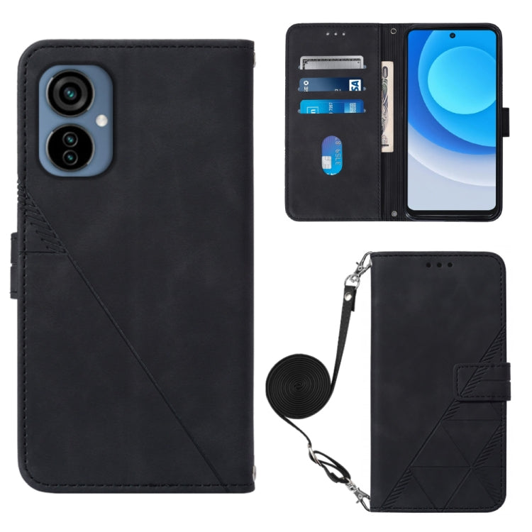 For Tecno Camon 19 Neo Crossbody 3D Embossed Flip Leather Phone Case