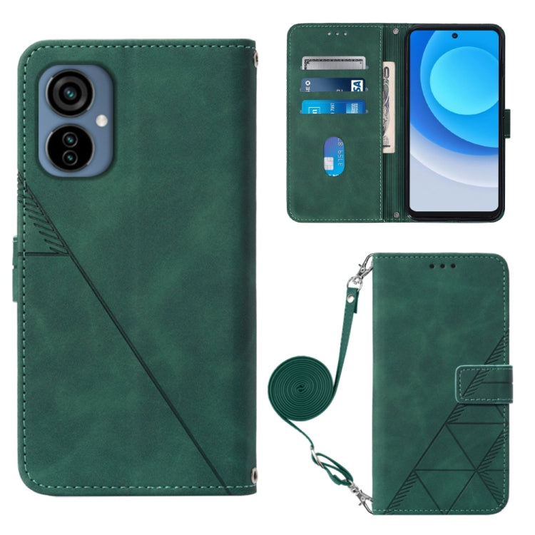 For Tecno Camon 19 Neo Crossbody 3D Embossed Flip Leather Phone Case