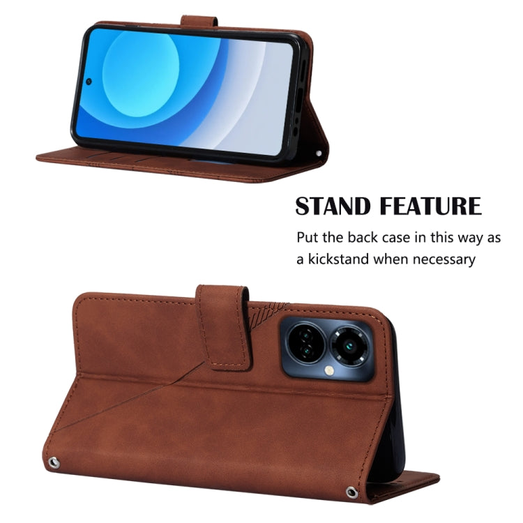 For Tecno Camon 19 Pro 5G Crossbody 3D Embossed Flip Leather Phone Case
