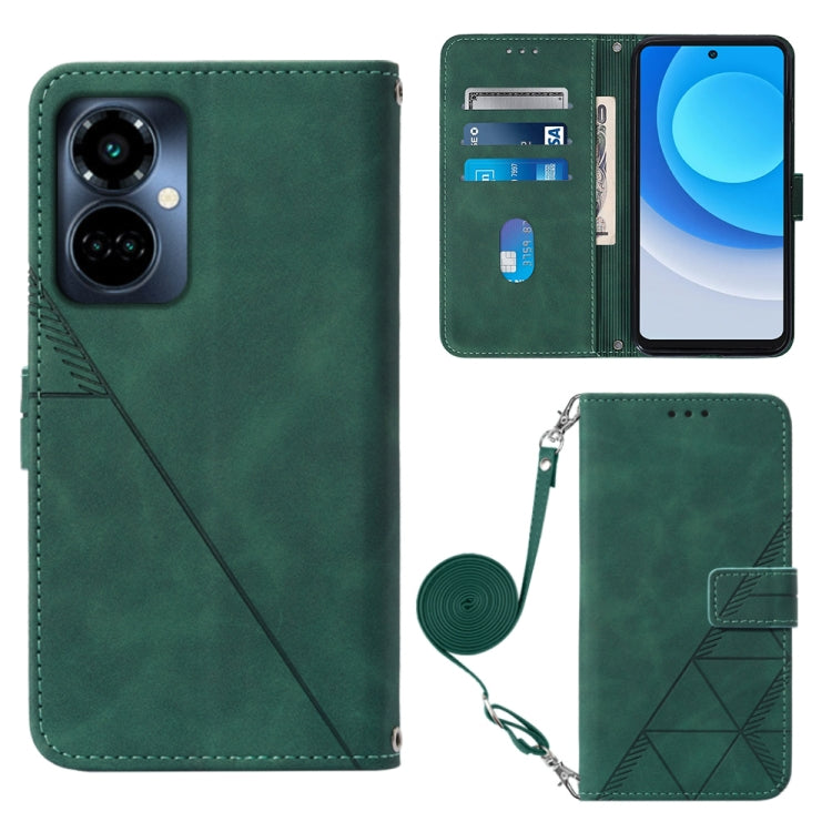 For Tecno Camon 19 Pro 5G Crossbody 3D Embossed Flip Leather Phone Case