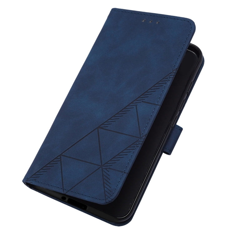 For Tecno Pop 6 Crossbody 3D Embossed Flip Leather Phone Case
