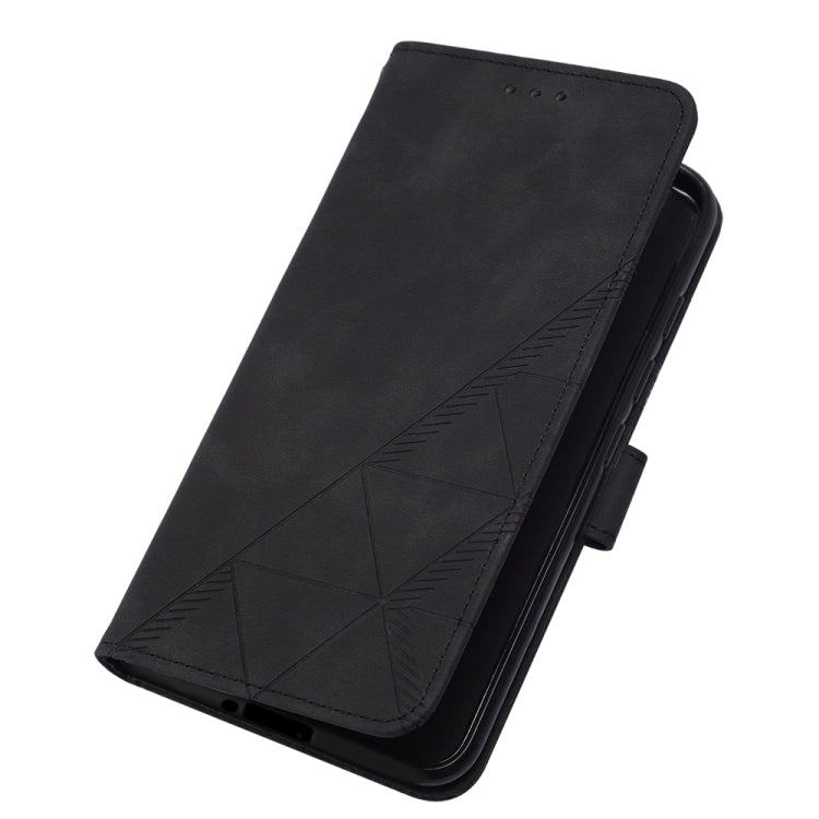 For Tecno Pop 6 Crossbody 3D Embossed Flip Leather Phone Case