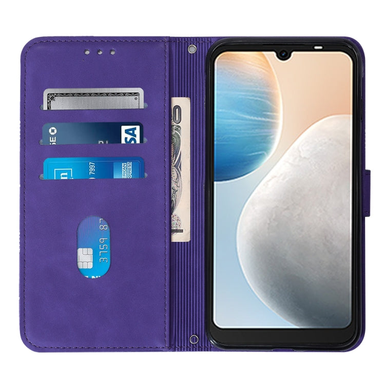 For Tecno Pop 6 Crossbody 3D Embossed Flip Leather Phone Case