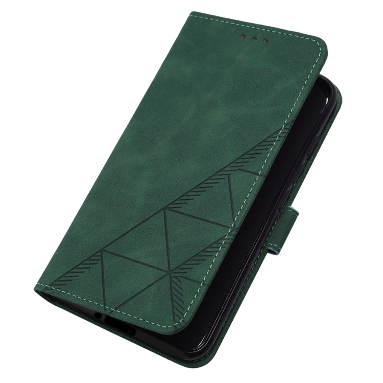 For Tecno Pop 6 Crossbody 3D Embossed Flip Leather Phone Case