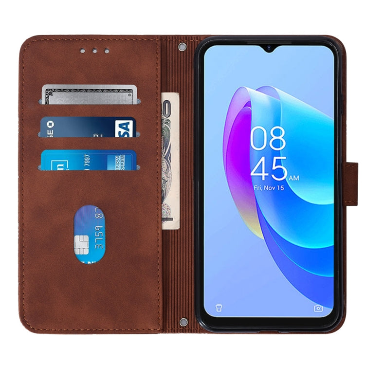 For Tecno Spark 9 Pro / Spark 9T Crossbody 3D Embossed Flip Leather Phone Case