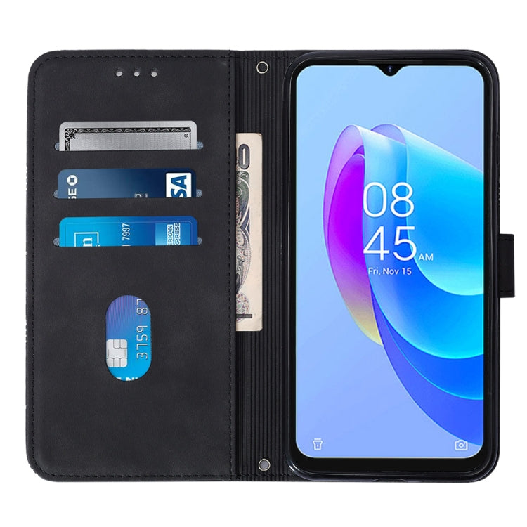 For Tecno Spark 9 Pro / Spark 9T Crossbody 3D Embossed Flip Leather Phone Case