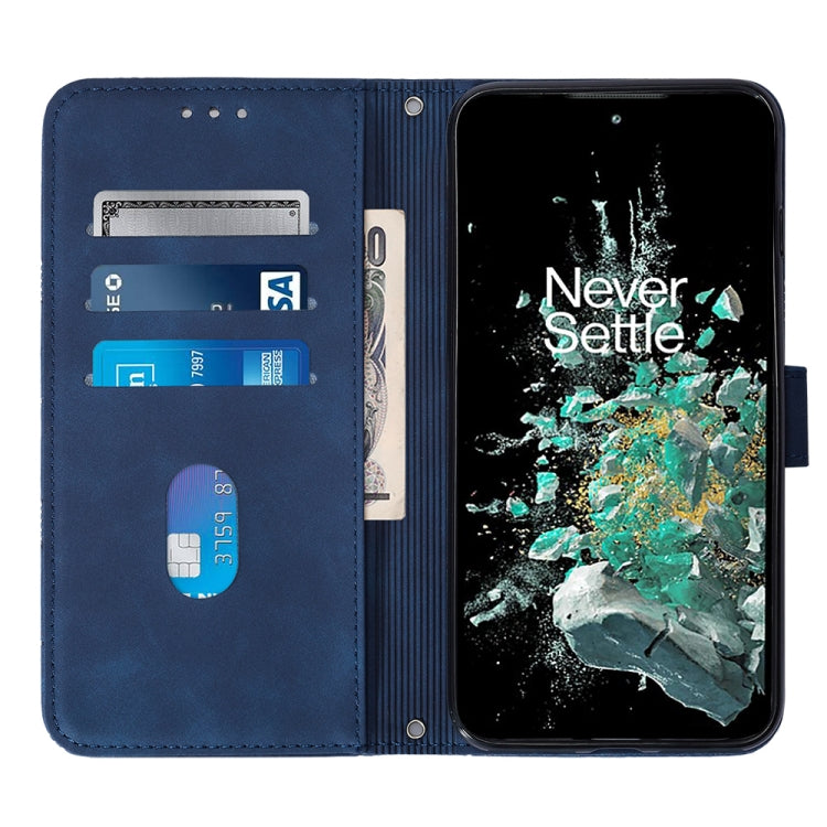 For OnePlus 10T 5G Global Crossbody 3D Embossed Flip Leather Phone Case