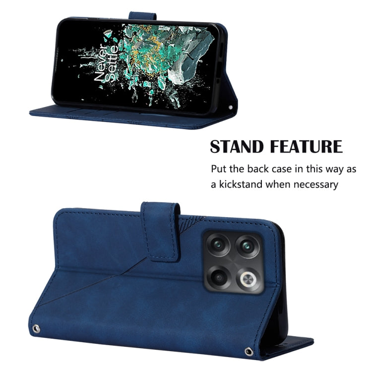 For OnePlus 10T 5G Global Crossbody 3D Embossed Flip Leather Phone Case