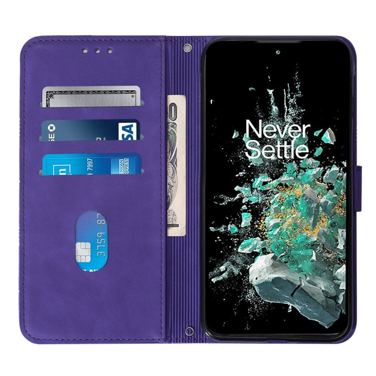 For OnePlus 10T 5G Global Crossbody 3D Embossed Flip Leather Phone Case