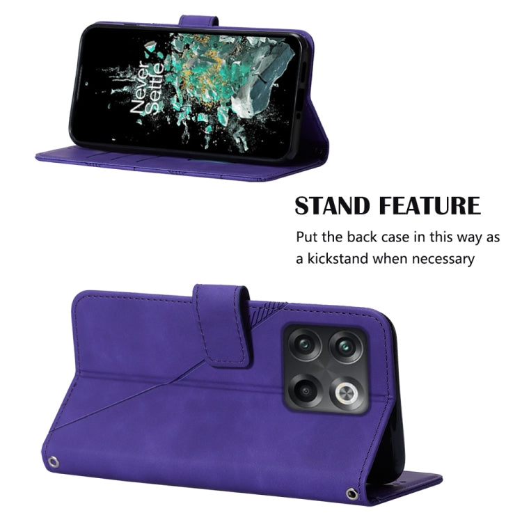 For OnePlus 10T 5G Global Crossbody 3D Embossed Flip Leather Phone Case