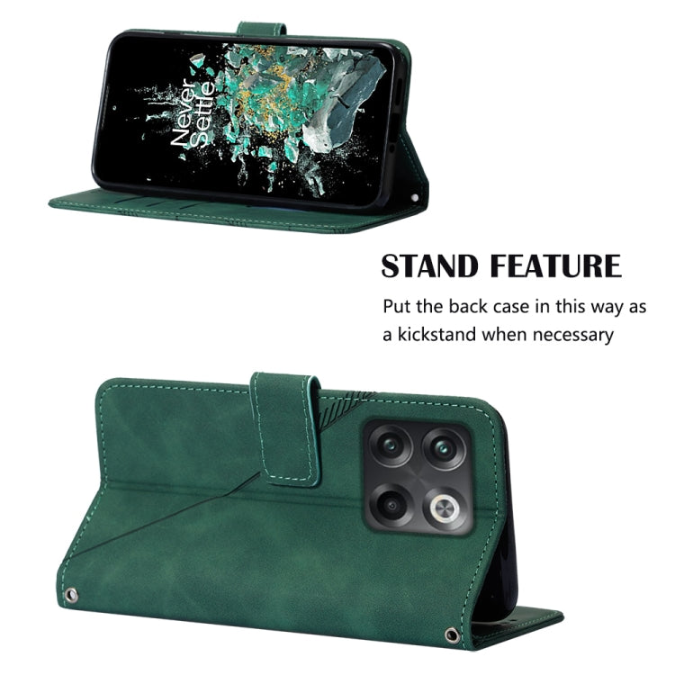 For OnePlus 10T 5G Global Crossbody 3D Embossed Flip Leather Phone Case