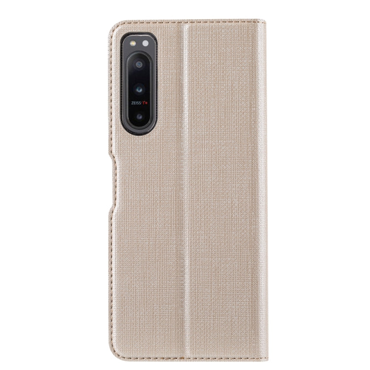 For Sony Xperia 5 IV ViLi DMX Series TPU + PU Shockproof Leather Phone Case