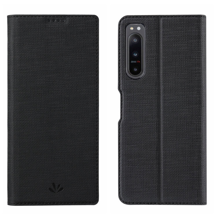 For Sony Xperia 5 IV ViLi DMX Series TPU + PU Shockproof Leather Phone Case