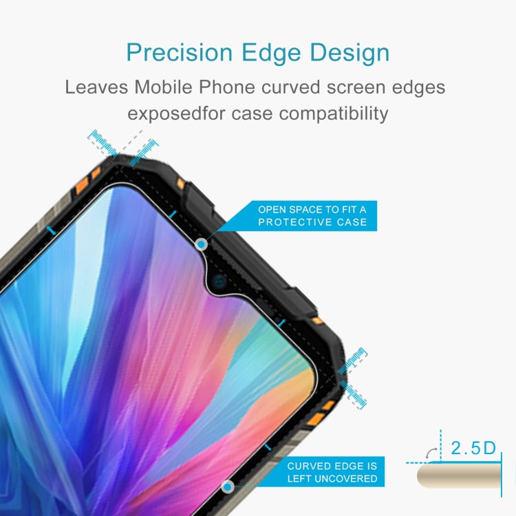 For Doogee S96GT 50pcs 0.26mm 9H 2.5D Tempered Glass Film