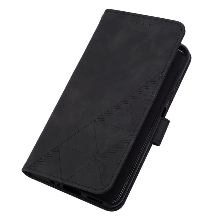 For Motorola Moto G32 Crossbody 3D Embossed Flip Leather Phone Case