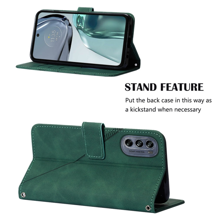 For Motorola Moto G62 5G Crossbody 3D Embossed Flip Leather Phone Case