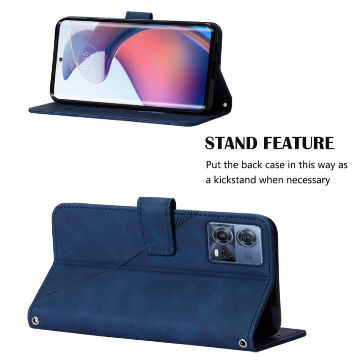 For Motorola Moto S30 Pro 5G Crossbody 3D Embossed Flip Leather Phone Case