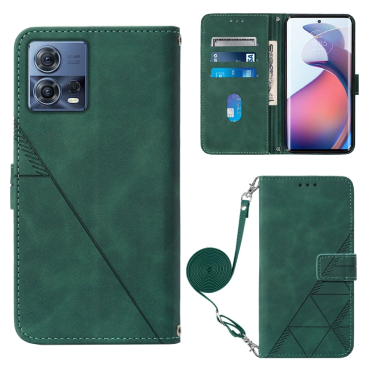 For Motorola Moto S30 Pro 5G Crossbody 3D Embossed Flip Leather Phone Case