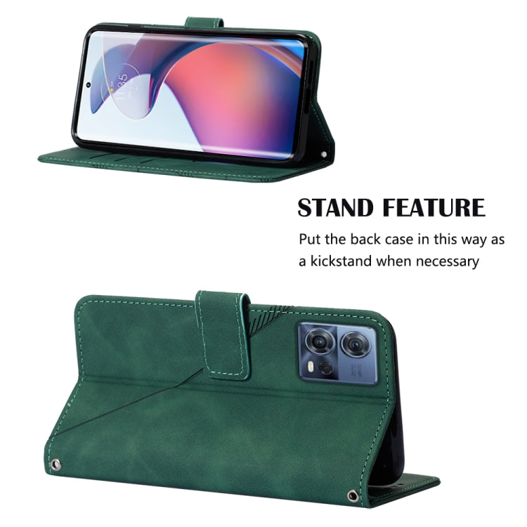For Motorola Moto S30 Pro 5G Crossbody 3D Embossed Flip Leather Phone Case