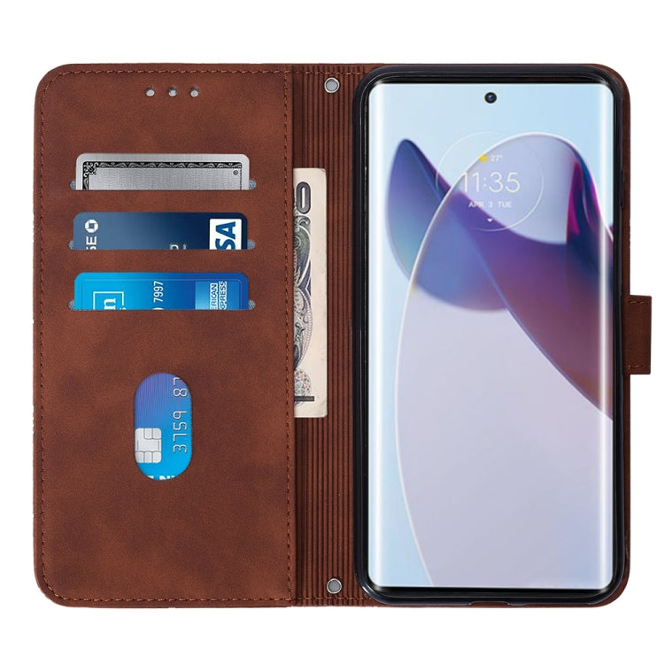 For Motorola Moto X30 Pro 5G Crossbody 3D Embossed Flip Leather Phone Case