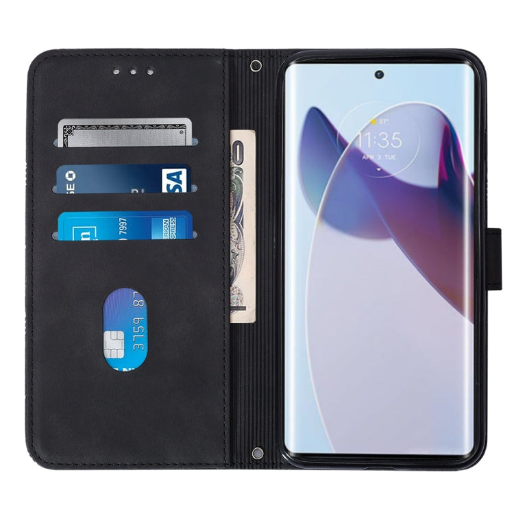 For Motorola Moto X30 Pro 5G Crossbody 3D Embossed Flip Leather Phone Case
