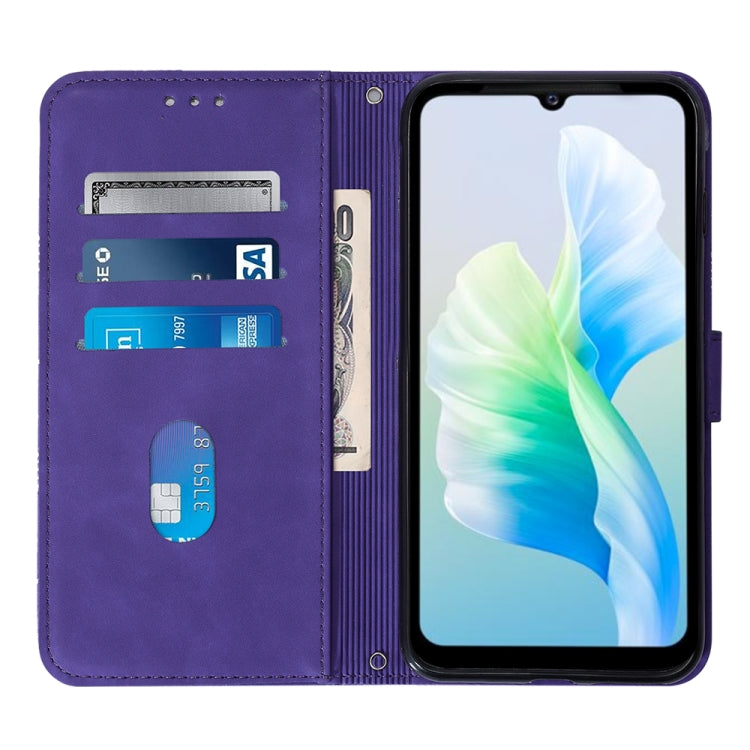 For vivo S10e 5G / V23e 4G&5G /Y75 4G Crossbody 3D Embossed Flip Leather Phone Case