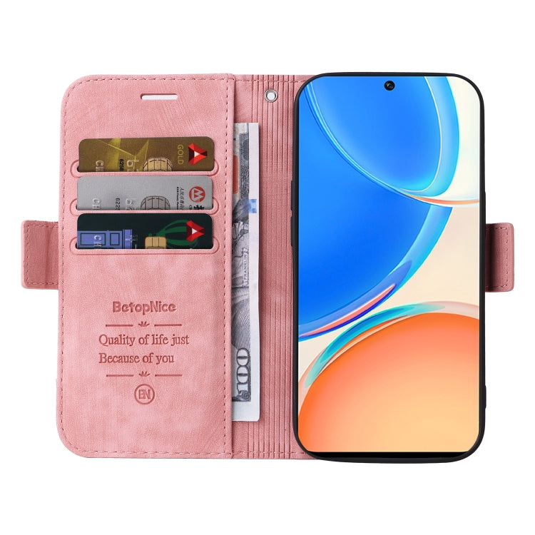 For Honor X8 BETOPNICE Dual-side Buckle Leather Phone Case