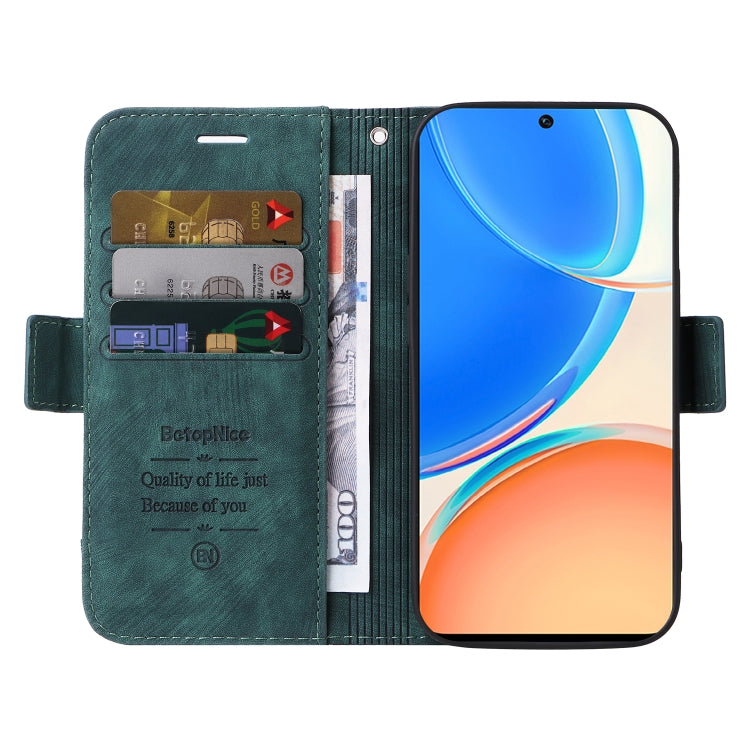 For Honor X8 BETOPNICE Dual-side Buckle Leather Phone Case