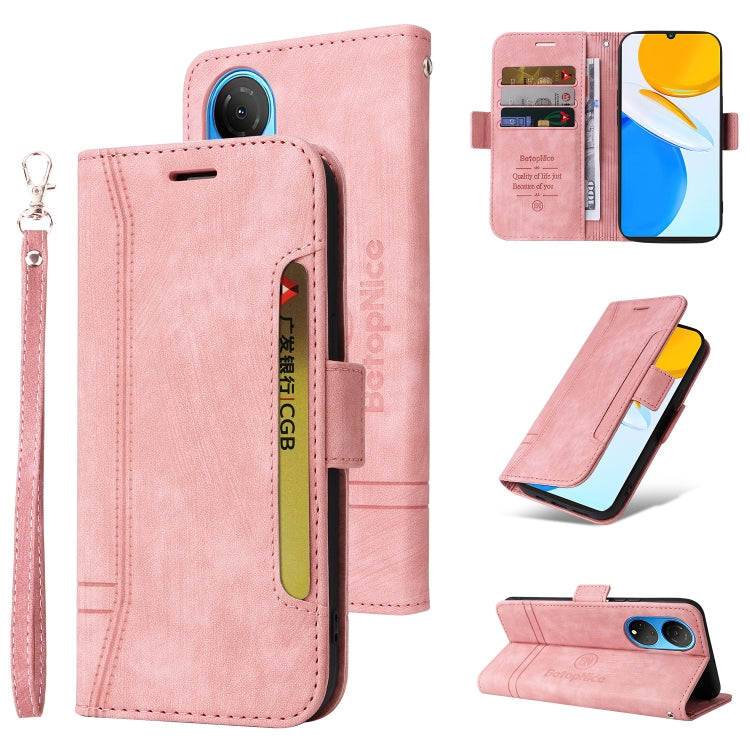 For Honor X7 BETOPNICE Dual-side Buckle Leather Phone Case
