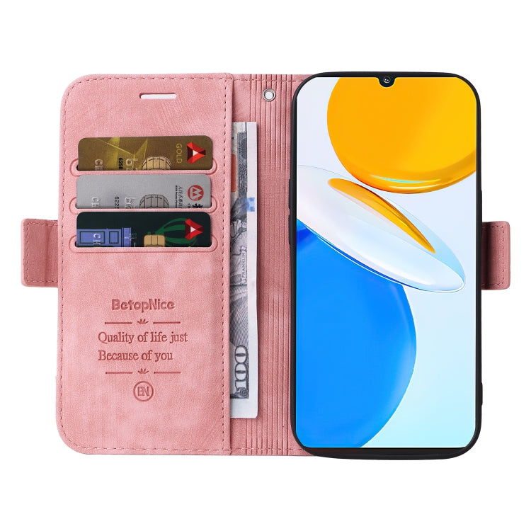 For Honor X7 BETOPNICE Dual-side Buckle Leather Phone Case