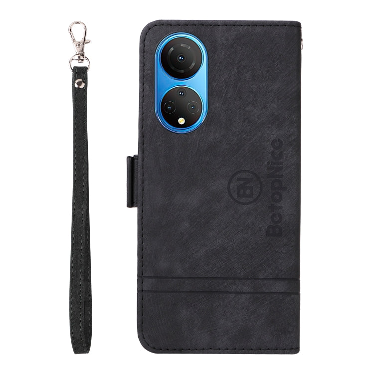 For Honor X7 BETOPNICE Dual-side Buckle Leather Phone Case
