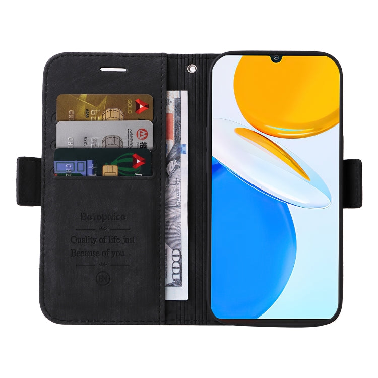 For Honor X7 BETOPNICE Dual-side Buckle Leather Phone Case