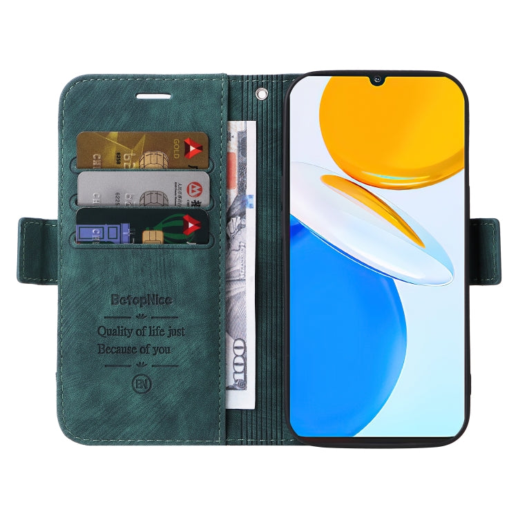For Honor X7 BETOPNICE Dual-side Buckle Leather Phone Case