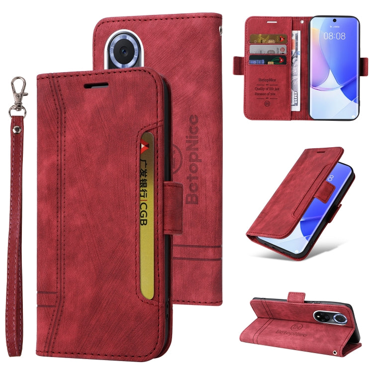 For Huawei nova 9 BETOPNICE Dual-side Buckle Leather Phone Case