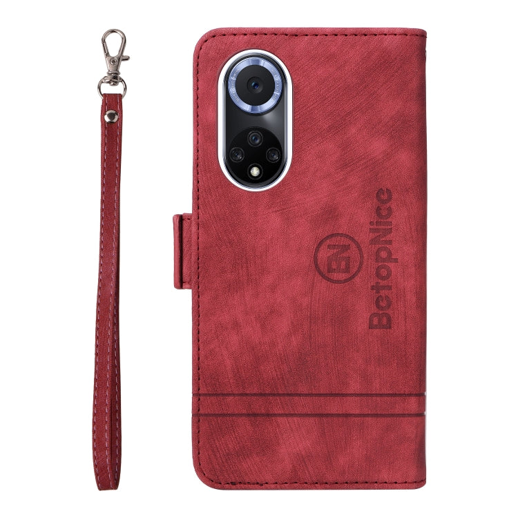 For Huawei nova 9 BETOPNICE Dual-side Buckle Leather Phone Case