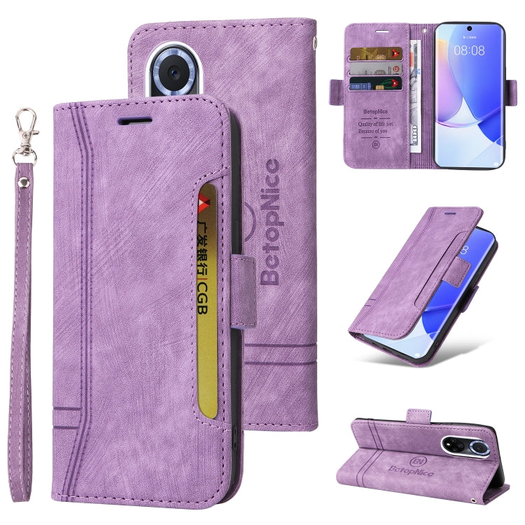 For Huawei nova 9 BETOPNICE Dual-side Buckle Leather Phone Case