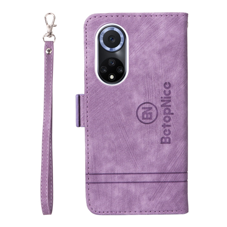 For Huawei nova 9 BETOPNICE Dual-side Buckle Leather Phone Case