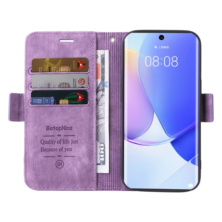For Huawei nova 9 BETOPNICE Dual-side Buckle Leather Phone Case