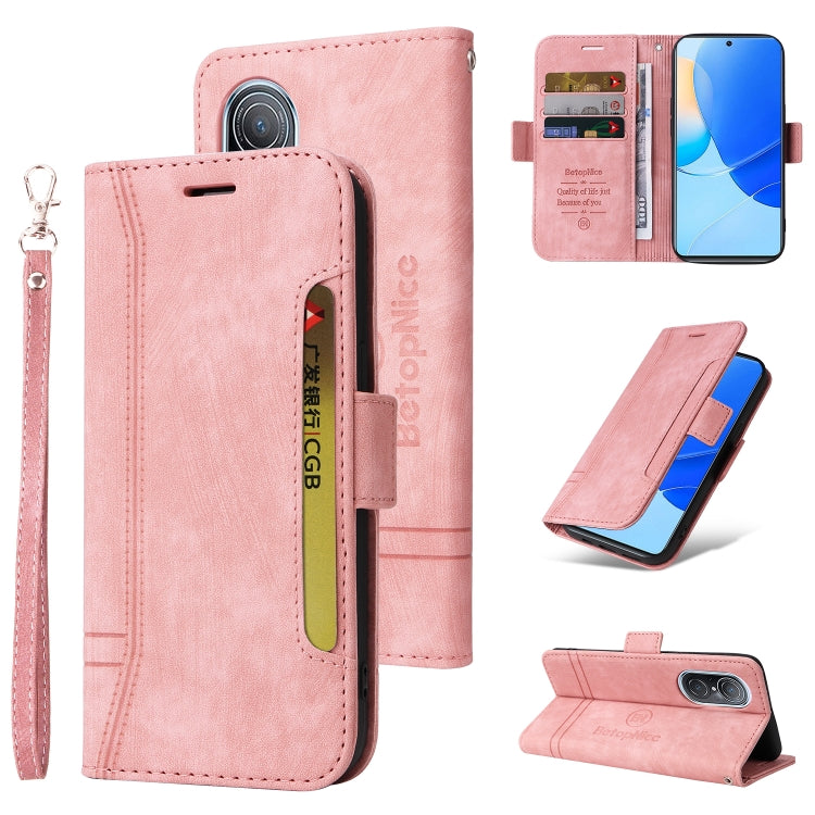 For Huawei nova 9 SE BETOPNICE Dual-side Buckle Leather Phone Case