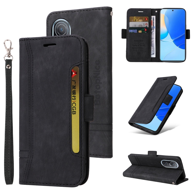 For Huawei nova 9 SE BETOPNICE Dual-side Buckle Leather Phone Case