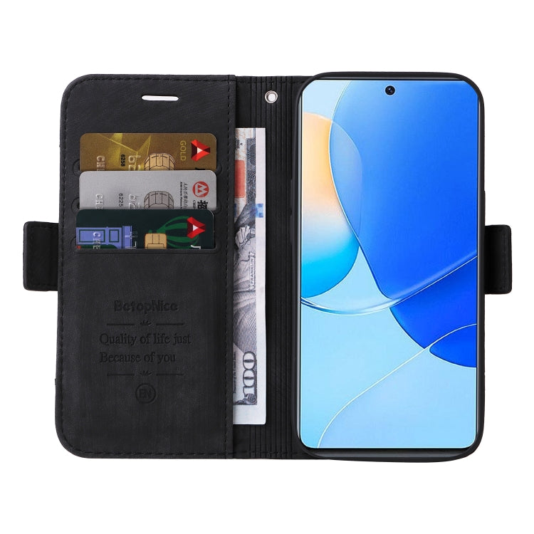 For Huawei nova 9 SE BETOPNICE Dual-side Buckle Leather Phone Case