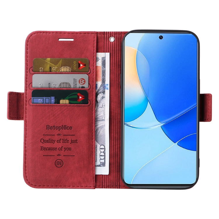 For Huawei nova 9 SE BETOPNICE Dual-side Buckle Leather Phone Case