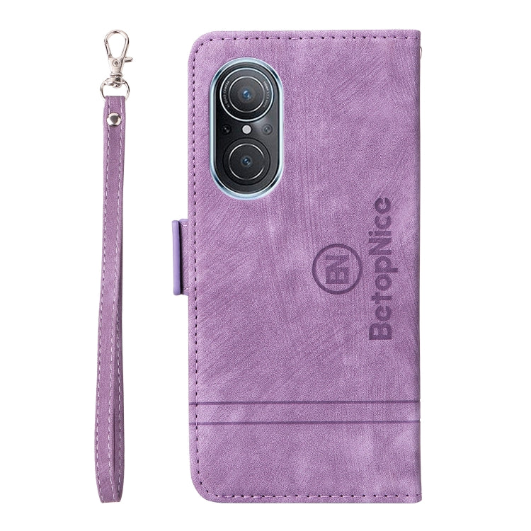 For Huawei nova 9 SE BETOPNICE Dual-side Buckle Leather Phone Case