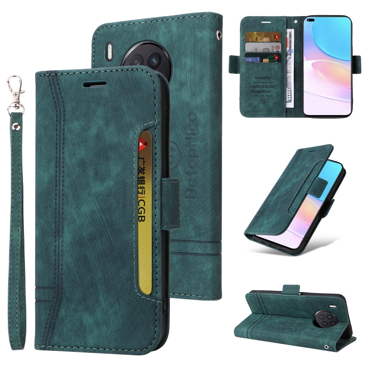 For Huawei nova 8i BETOPNICE Dual-side Buckle Leather Phone Case