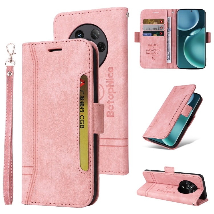 For Honor Magic4 BETOPNICE Dual-side Buckle Leather Phone Case