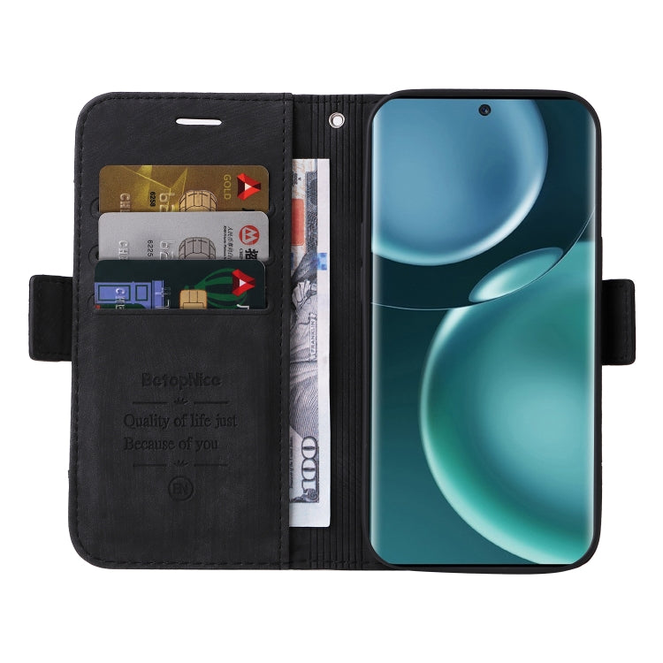 For Honor Magic4 BETOPNICE Dual-side Buckle Leather Phone Case