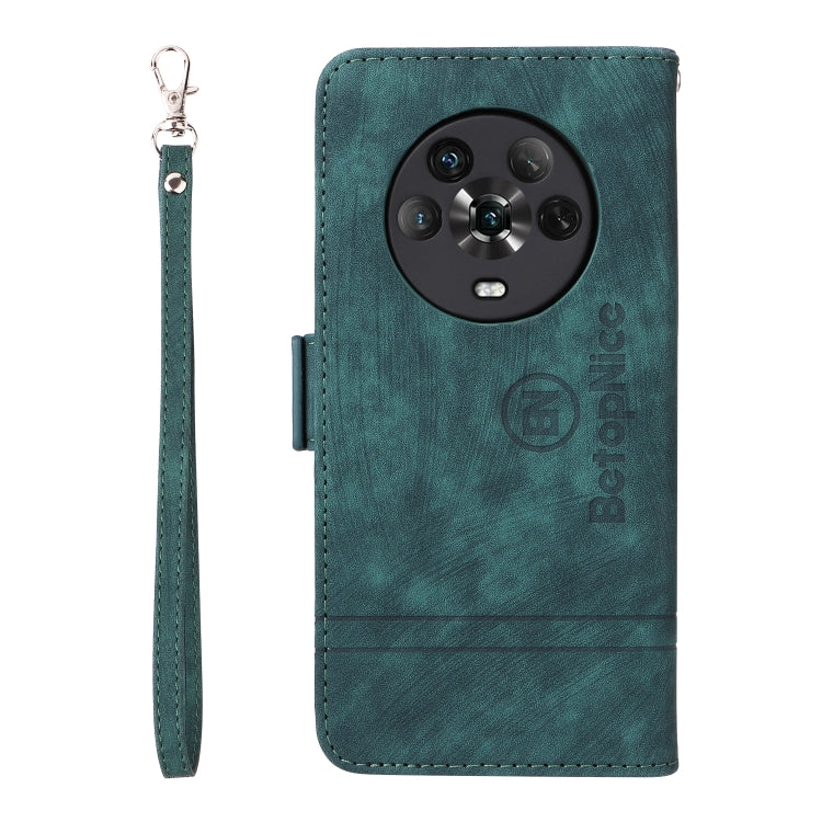 For Honor Magic4 BETOPNICE Dual-side Buckle Leather Phone Case