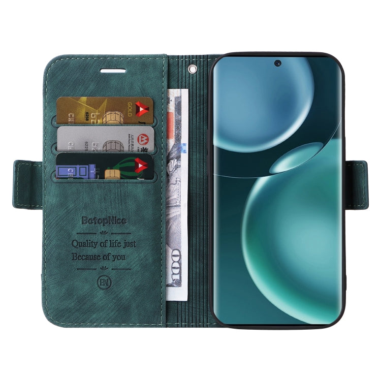 For Honor Magic4 BETOPNICE Dual-side Buckle Leather Phone Case