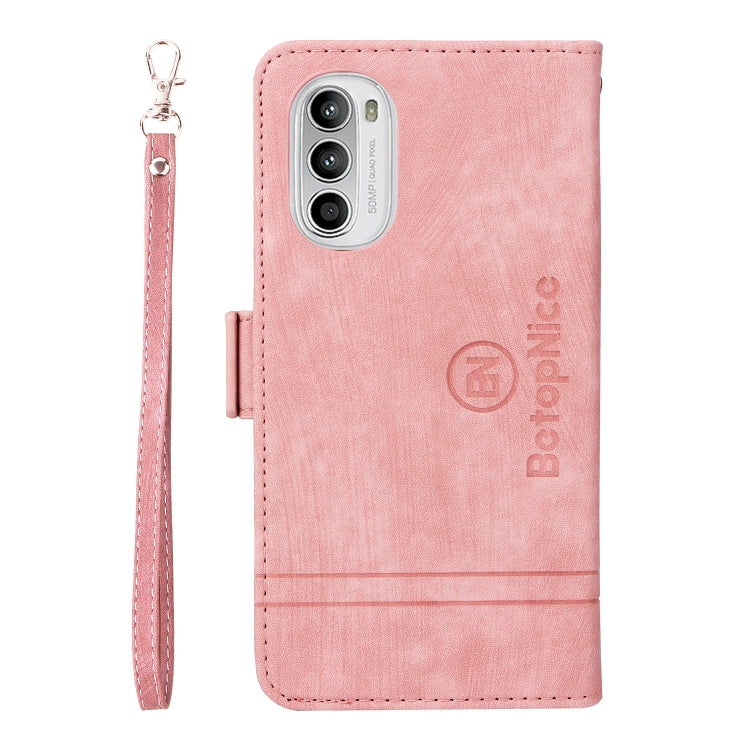 For Motorola Moto G52 / G82 BETOPNICE Dual-side Buckle Leather Phone Case