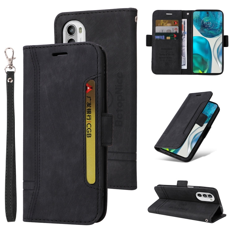 For Motorola Moto G52 / G82 BETOPNICE Dual-side Buckle Leather Phone Case